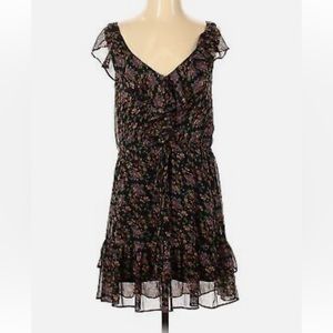 Fire Los Angeles Black Floral Mini Dress